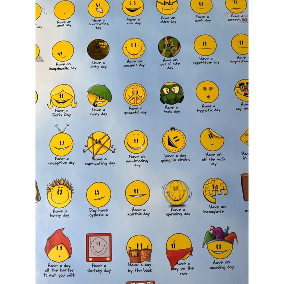 Retro Have a Day Large Poster College Collection Wall Room Decor, Size 24x36 - Picture 4 of 9